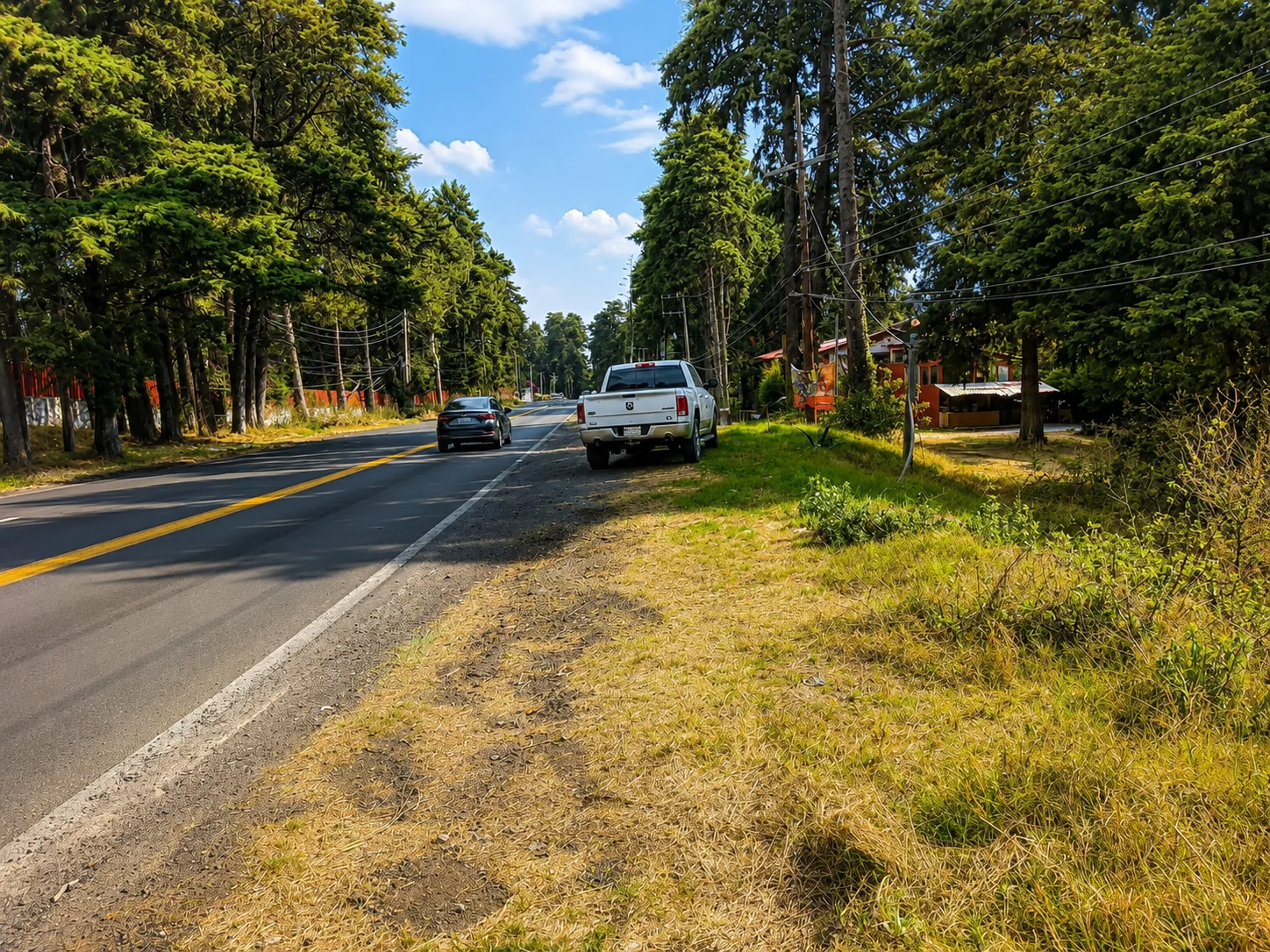 Vista adicional del terreno con frente sobre la carretera México-Cuautla